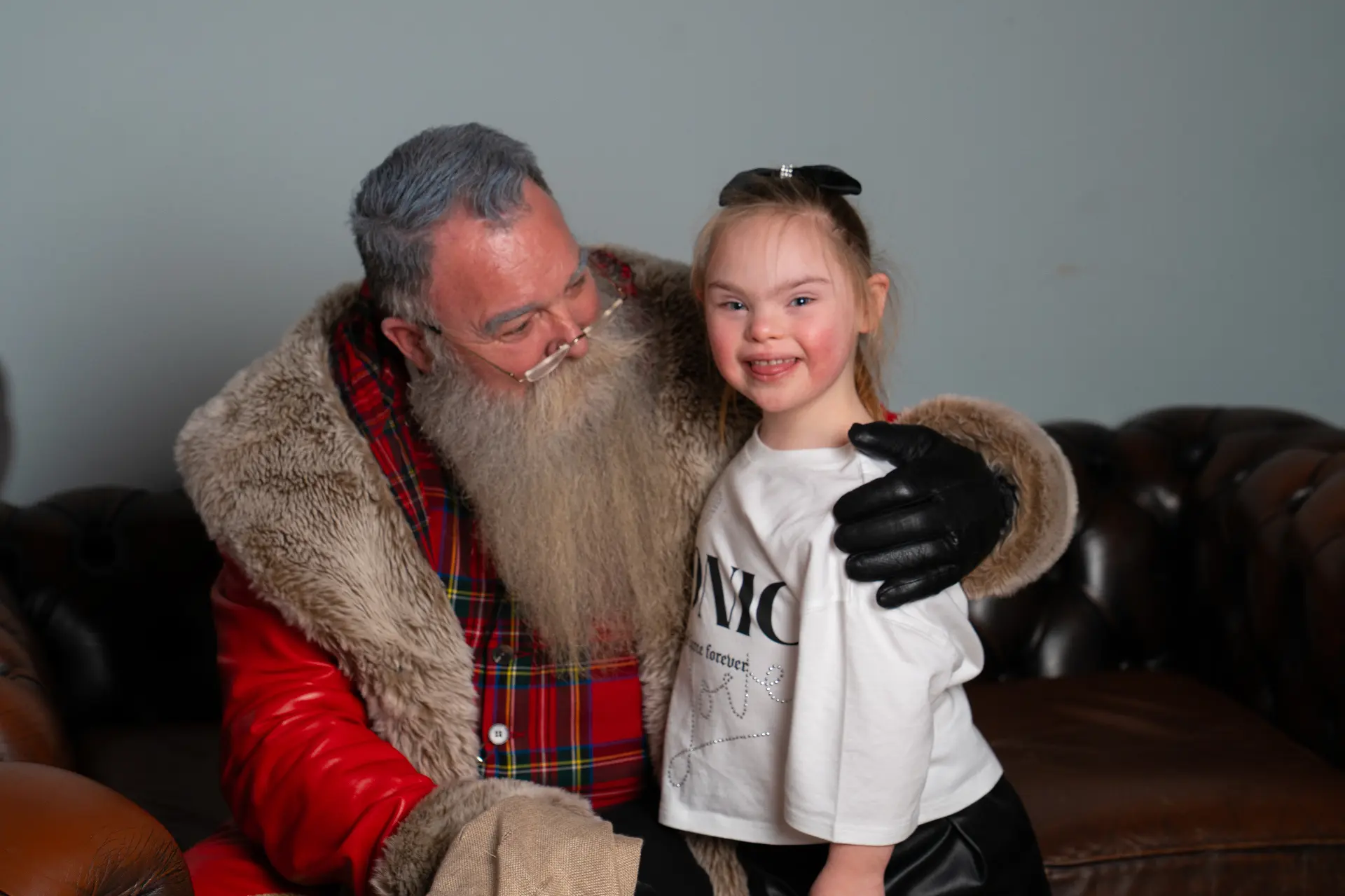 Santa with a child